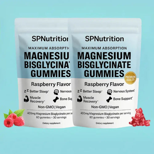 Deux sachets de gommes au bisglycinate de magnésium